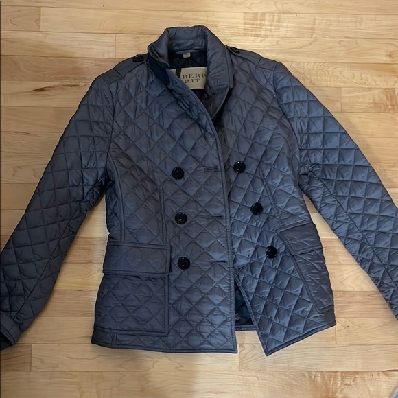 Burberry Quilted Jacket - Dark Gray - Picture 1 of 3